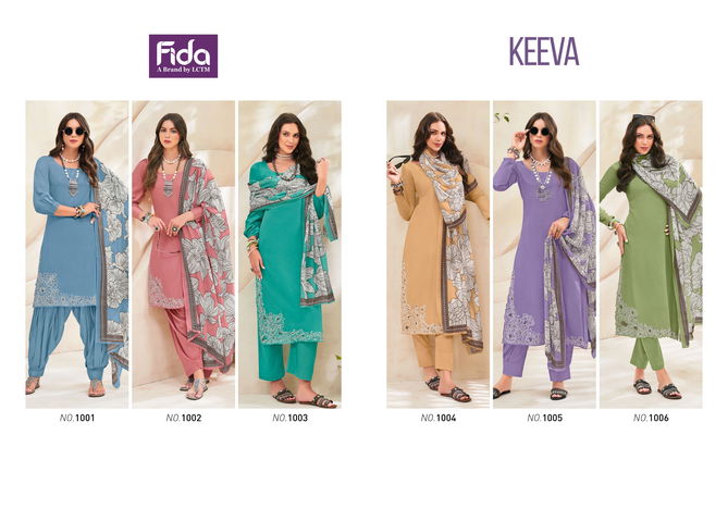 Keeva By Fida Printed Pure Cotton Satin Dress Material Wholesale Clothing Suppliers In India